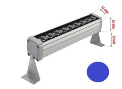LED прожектор AKAI Blue за фасади и дворове
