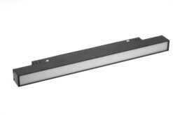 VITO LED МАГНИТЕН ЛИНЕЕН ПРОЖЕКТОР MAGNA-S4 20W 1600LM 3000K (ТОПЛА СВЕТЛИНА) 120⁰ 600X22X25MM 48V ЧЕРЕН ЦВЯТ 2102020