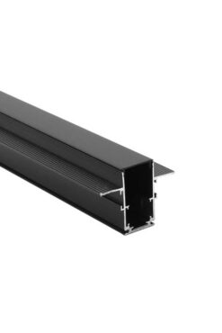 VITO МАГНИТНА ШИНА ЗА ВГРАДЕН МОНТАЖ MAGNA-S20 2M 53X26MM 48V ЧЕРЕН ЦВЯТ 9910730