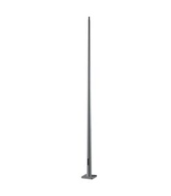 ЦИЛИНДРИЧЕН СТОМАНЕН КОНИЧЕН СТЪЛБ 5m Φ60/Φ130mm ОСНОВА 250x250x10mm 9990210 VITO