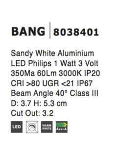 Подова луна NOVA LUCE BANG 8038401