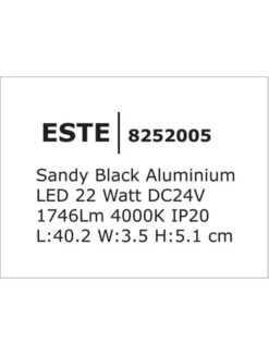 NOVA LUCE - LED модул ESTE 8252005 LED 22 Watt DC24V 1746Lm 4000K IP20 - Image 4