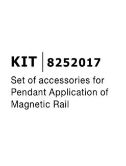 NOVA LUCE - монтажен комплект KIT 8252017 Set of accessories for Pendant Application of Magnetic Rail - Image 2