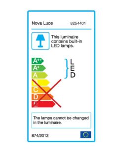 NOVA LUCE - LED линейно тяло GENT 8254401LED 40 Watt AC220-240V 2740Lm 4000K IP20 - Image 4