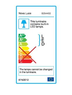 NOVA LUCE - LED линейно тяло GENT 8254402 LED 40 Watt AC220-240V 2740Lm 4000K IP20 - Image 3