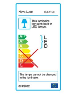 NOVA LUCE - LED линейно тяло GAGA 8254408 LED 20 Watt AC220-240V 1380Lm 4000K IP20 - Image 4