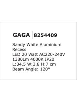 NOVA LUCE 8254409 GAGA - Image 2