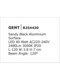 LED профил NOVA LUCE Gent 8254430 - Image 2