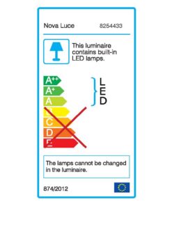 NOVA LUCE - LED линейно тяло GAGA 8254433 LED 20 Watt AC220-240V 1250Lm 3000K IP20 - Image 3