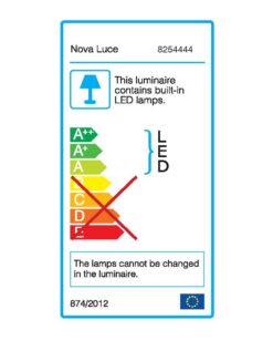 NOVA LUCE - LED линейно тяло DIDO 8254444 LED 20 Watt AC220-240V 1380Lm 4000K IP20 - Image 2