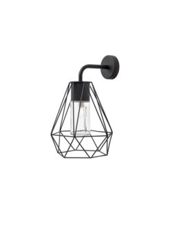 Фасаден аплик Nova Luce ISIDORA 870426 черен детайл 1