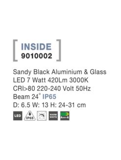 Градински стълб NOVA LUCE INSIDE 9010002 + колче - Image 2
