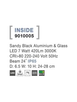 Градински стълб NOVA LUCE INSIDE 9010005 + колче - Image 2