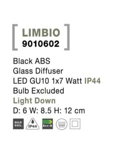 Фасаден аплик NOVA LUCE LIMBIO 9010602 - Image 7