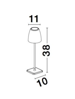 LED преносима лампа NOVA LUCE LUCE COLT 9121911 • с батерия - Image 6