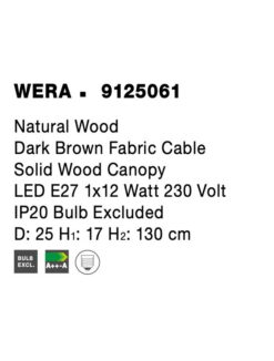 Пендел NOVA LUCE WERA 9125061 - Image 9