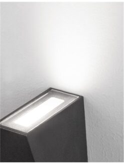 Фасаден аплик Nova Luce MILEY 9202262 черен детайл 1
