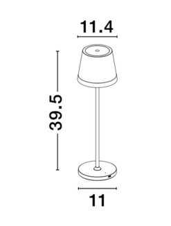 Градинска настолна лампа NOVA LUCE SEINA 9223403 • с батерия - Image 6
