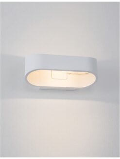 Фасаден аплик Nova Luce MILE 9257871 бял детайл 4
