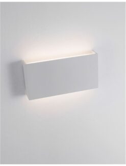 Фасаден аплик Nova Luce MILE 9262111 бял детайл 4