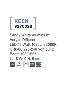 Градински Аплик NOVA LUCE KEEN 9270028 - Image 4