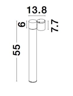 Градински стълб NOVA LUCE FOCUS 9279112 - Image 6