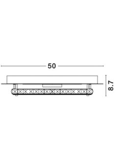 Плафон NOVA LUCE ZEFFARI 9361086 LED 41W 2460Lm 4000K D:50 H:8.7cm - Image 2