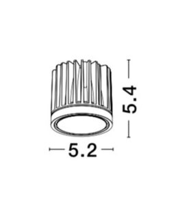 Луна за вграждане NOVA LUCE CADMO 9707701 LED 12 Watt 3000K 250mA 1140 Lm 3000K CRI 90 - Image 2