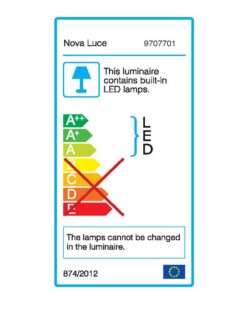 Луна за вграждане NOVA LUCE CADMO 9707701 LED 12 Watt 3000K 250mA 1140 Lm 3000K CRI 90 - Image 4