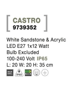 Градински фенер NOVA LUCE CASTRO 9739352 - Image 7