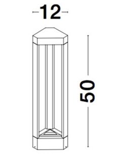 Градински стълб NOVA LUCE PAX 9756500 - Image 2