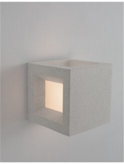 Фасаден аплик Nova Luce CASTRO 9762162 бял детайл 2