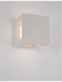 Фасаден аплик Nova Luce CASTRO 9762162 бял детайл 4