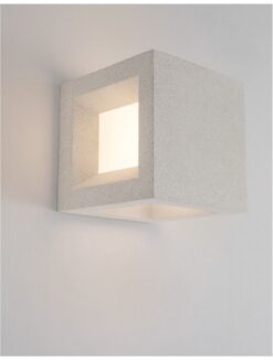 Фасаден аплик Nova Luce CASTRO 9762162 бял детайл 5