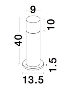 Градински стълб NOVA LUCE NOTEN 9905022 - Image 2