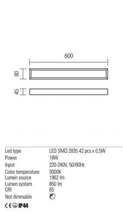 LED аплик REDO 01-1130 HORIZON - Image 3