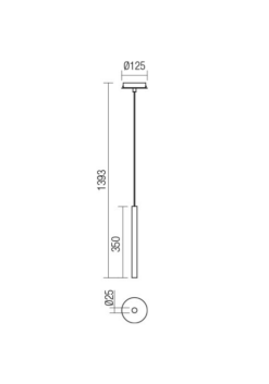 LED пендел REDO 01-1221 KANJI - Image 2