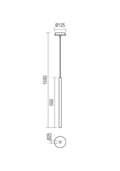 LED пендел REDO 01-1223 KANJI - Image 2