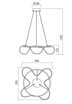 LED пендел REDO 01-2111 CORRAL - Image 2