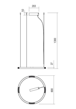 LED пендел REDO 01-2204 UNION - Image 2