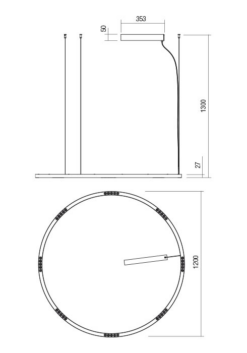 LED пендел REDO 01-2210 UNION - Image 2