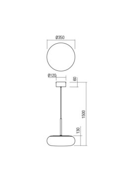 LED пендел REDO 01-2233 UBIS - Image 2