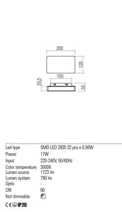 LED аплик REDO 01-2387 TABLET - Image 3