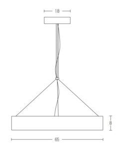 LED пендел ZAMBELIS LIGHTS 1618 PENDANT - Image 2