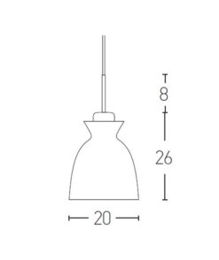 Пендел ZAMBELIS 180065 PENDANT - Image 2