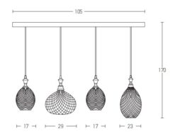 Пендел ZAMBELIS 19240 PENDANT - Image 2