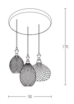 Пендел ZAMBELIS 19241 PENDANT - Image 2