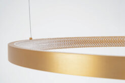 Пендел ZAMBELIS 2005 25W 3000K ALUMINIUM-ACRYLIC BRUSHED GOLD MATT - Image 2