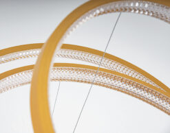 Пендел ZAMBELIS 2009 112W 3000K ALUMINIUM-ACRYLIC BRUSHED GOLD MATT - Image 3