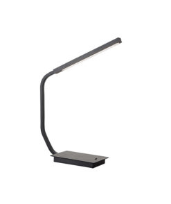 ZAMBELIS 20110 LED НАСТОЛНА ЛАМПА 6W 3000K ALUMINIUM & METAL SANDY BLACK